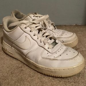 White Nike air fource ones